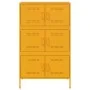 Mustard yellow steel sideboard 68x39x113 cm by , Sideboards - Ref: Foro24-842961, Price: 150,60 €, Discount: %