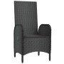 Sillas de jardín 2 unidades ratán sintético negro de vidaXL, Sillas de jardín - Ref: Foro24-310561, Precio: 217,65 €, Descuen...