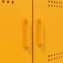 Aparador de acero amarillo mostaza 68x39x113 cm de , Aparadores - Ref: Foro24-842961, Precio: 150,60 €, Descuento: %