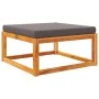 Garden sofa set with 7 pieces, solid acacia wood, and cushions. by , Outdoor sofas - Ref: Foro24-3278839, Price: 669,34 €, Di...