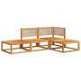 Set sofás de jardín con cojines 4 pzas madera maciza de acacia de , Conjuntos de jardín - Ref: Foro24-3278916, Precio: 368,75...