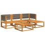 Set de sofás de jardín con cojines 5 pzas madera maciza acacia de , Sofás de exterior - Ref: Foro24-3278826, Precio: 495,47 €...