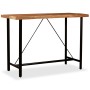 Mesa de bar de madera maciza de acacia 150x70x107 cm en Mesas de comedor | Comprar online en Foru.es