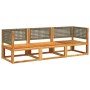 Set de sofás de jardín con cojines 3 pzas madera maciza acacia de , Conjuntos de jardín - Ref: Foro24-3278900, Precio: 340,06...