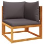 Set de sofás de jardín con cojines 6 pzas madera maciza acacia de , Conjuntos de jardín - Ref: Foro24-3278902, Precio: 639,49...