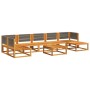 Set de sofás de jardín con cojines 8 pzas madera maciza acacia de , Sofás de exterior - Ref: Foro24-3278845, Precio: 826,93 €...
