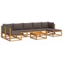 Set de sofás de jardín con cojines 8 pzas madera maciza acacia de , Conjuntos de jardín - Ref: Foro24-3278914, Precio: 760,65...
