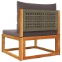 Set de sofás de jardín con cojines 8 pzas madera maciza acacia de , Conjuntos de jardín - Ref: Foro24-3278914, Precio: 760,65...