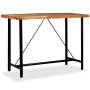Mesa de bar de madera maciza de acacia 150x70x107 cm en Mesas de comedor | Comprar online en Foru.es