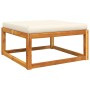Set sofás de jardín con cojines 4 pzas madera maciza de acacia de , Conjuntos de jardín - Ref: Foro24-3278870, Precio: 335,18...