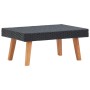 Set de muebles de jardín 3 pzas y cojines ratán sintético negro de vidaXL, Conjuntos de jardín - Ref: Foro24-310218, Precio: ...