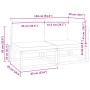 Sofá de jardín 2 plazas con cojines madera maciza de acacia de , Sofás de exterior - Ref: Foro24-4008167, Precio: 245,46 €, D...