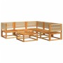Set de sofás de jardín con cojines 6 pzas madera maciza acacia de , Sofás de exterior - Ref: Foro24-3278851, Precio: 680,70 €...