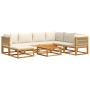 Set de sofás de jardín con cojines 8 pzas madera maciza acacia de , Sofás de exterior - Ref: Foro24-3278858, Precio: 857,73 €...