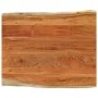 Rectangular tabletop with natural acacia edge 90x80x2.5 cm by , Table tops - Ref: Foro24-370627, Price: 94,97 €, Discount: %