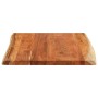 Tablero de mesa rectangular borde natural acacia 90x80x2,5 cm de , Tableros para mesas - Ref: Foro24-370627, Precio: 96,57 €,...