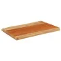 Rectangular tabletop with natural acacia edge, measuring 50x40x3.8 cm. by , Table tops - Ref: Foro24-370631, Price: 49,03 €, ...