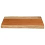 Tablero de mesa rectangular borde natural acacia 50x40x3,8 cm de , Tableros para mesas - Ref: Foro24-370631, Precio: 49,03 €,...