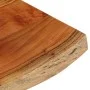 Rectangular tabletop with natural acacia edge, measuring 50x40x3.8 cm. by , Table tops - Ref: Foro24-370631, Price: 49,03 €, ...