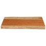 Tablero de mesa rectangular borde natural acacia 70x40x3,8 cm de , Tableros para mesas - Ref: Foro24-370633, Precio: 61,23 €,...