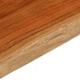 Tablero de mesa rectangular borde natural acacia 70x40x3,8 cm de , Tableros para mesas - Ref: Foro24-370633, Precio: 61,23 €,...