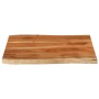 Tablero de mesa rectangular borde natural acacia 80x60x3,8 cm de , Tableros para mesas - Ref: Foro24-370644, Precio: 111,73 €...