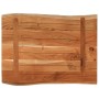 Tablero de mesa rectangular borde natural acacia 80x60x3,8 cm de , Tableros para mesas - Ref: Foro24-370644, Precio: 111,73 €...