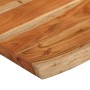 Tablero de mesa rectangular borde natural acacia 80x60x3,8 cm de , Tableros para mesas - Ref: Foro24-370644, Precio: 111,73 €...