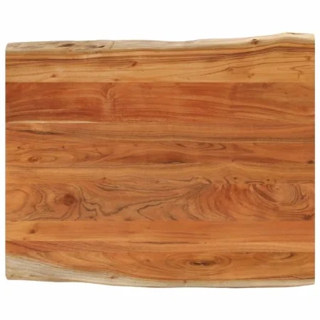 Tablero de mesa rectangular borde natural acacia 100x80x3,8 cm de , Tableros para mesas - Ref: Foro24-370652, Precio: 153,14 ...