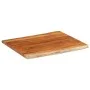 Tablero de mesa rectangular borde natural acacia 100x80x3,8 cm de , Tableros para mesas - Ref: Foro24-370652, Precio: 153,14 ...