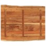 Tablero de mesa rectangular borde natural acacia 100x80x3,8 cm de , Tableros para mesas - Ref: Foro24-370652, Precio: 156,31 ...