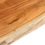 Tablero de mesa rectangular borde natural acacia 100x80x3,8 cm de , Tableros para mesas - Ref: Foro24-370652, Precio: 153,14 ...