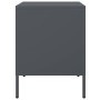 Mesita de noche de acero gris antracita 36x39x50,5 cm de , Mesitas de noche - Ref: Foro24-842914, Precio: 55,41 €, Descuento: %