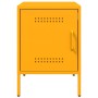 Mesita de noche de acero amarillo mostaza 36x39x50,5 cm de , Mesitas de noche - Ref: Foro24-842916, Precio: 55,41 €, Descuent...