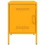 Mesita de noche de acero amarillo mostaza 36x39x50,5 cm de , Mesitas de noche - Ref: Foro24-842916, Precio: 54,76 €, Descuent...