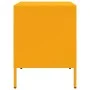 Mesita de noche de acero amarillo mostaza 36x39x50,5 cm de , Mesitas de noche - Ref: Foro24-842916, Precio: 54,76 €, Descuent...