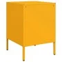Mesita de noche de acero amarillo mostaza 36x39x50,5 cm de , Mesitas de noche - Ref: Foro24-842916, Precio: 54,76 €, Descuent...