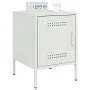Mesitas de noche 2 unidades acero blanco 36x39x50,5 cm de , Mesitas de noche - Ref: Foro24-842921, Precio: 93,33 €, Descuento: %