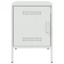 Mesitas de noche 2 unidades acero blanco 36x39x50,5 cm de , Mesitas de noche - Ref: Foro24-842921, Precio: 93,33 €, Descuento: %