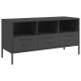 Mueble para TV acero laminado en frío negro 100,5x39x50,5 cm de , Muebles TV - Ref: Foro24-843036, Precio: 115,06 €, Descuent...