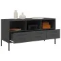Mueble para TV acero laminado en frío negro 100,5x39x50,5 cm de , Muebles TV - Ref: Foro24-843036, Precio: 115,06 €, Descuent...