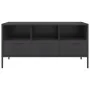 Mueble para TV acero laminado en frío negro 100,5x39x50,5 cm de , Muebles TV - Ref: Foro24-843036, Precio: 115,06 €, Descuent...
