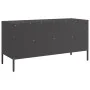 Mueble para TV acero laminado en frío negro 100,5x39x50,5 cm de , Muebles TV - Ref: Foro24-843036, Precio: 115,06 €, Descuent...