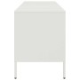 Mueble de TV acero laminado en frío blanco 100,5x39x50,5 cm de , Muebles TV - Ref: Foro24-843041, Precio: 122,40 €, Descuento: %