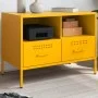 Mueble TV acero laminado en frío amarillo mostaza 68x39x50,5 cm de , Muebles TV - Ref: Foro24-843048, Precio: 93,69 €, Descue...