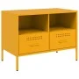 Mueble TV acero laminado en frío amarillo mostaza 68x39x50,5 cm de , Muebles TV - Ref: Foro24-843048, Precio: 93,69 €, Descue...