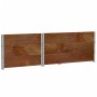 Jardinera de madera maciza de pino marrón 120x80 cm de , Maceteros y jardineras - Ref: Foro24-3295426, Precio: 143,55 €, Desc...