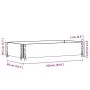 Jardinera de madera maciza de pino negro 100x50 cm de , Maceteros y jardineras - Ref: Foro24-3295388, Precio: 41,50 €, Descue...