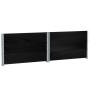Jardinera de madera maciza de pino negra 100x100 cm de , Maceteros y jardineras - Ref: Foro24-3295432, Precio: 129,13 €, Desc...
