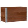 Jardinera de madera maciza de pino marrón 100x50 cm de , Maceteros y jardineras - Ref: Foro24-3295430, Precio: 118,14 €, Desc...
